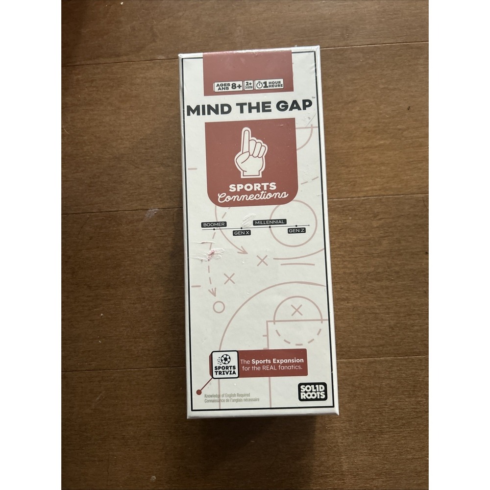 Brand New Solid Roots Mind The Gap Sports Connections Trivia Game Expansion Pack
